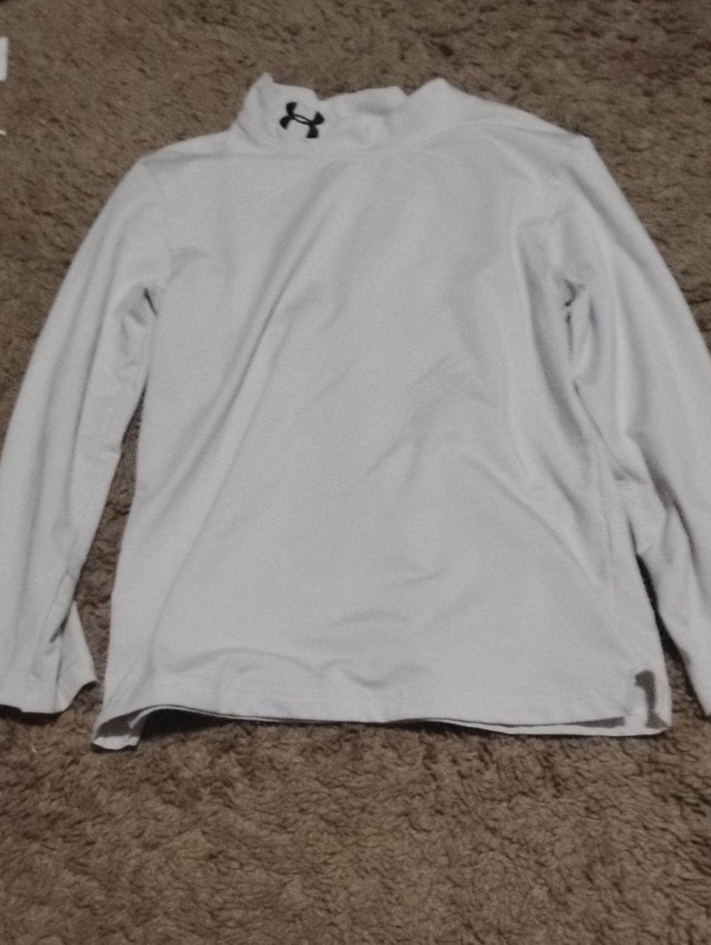 Kids White Under Armour Shirt In Size 6